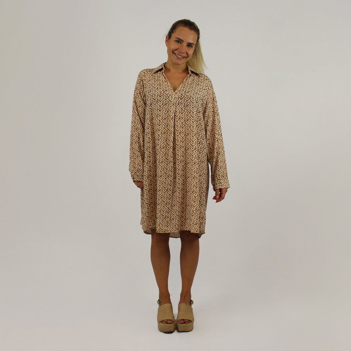 Freizeitkleid - Beige