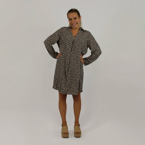Freizeitkleid - Schwarz