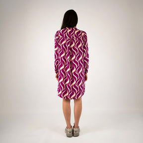 Design Kleid - Pink/Weiß