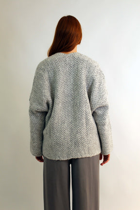 Strickjacke "Fashion" Hellgrau