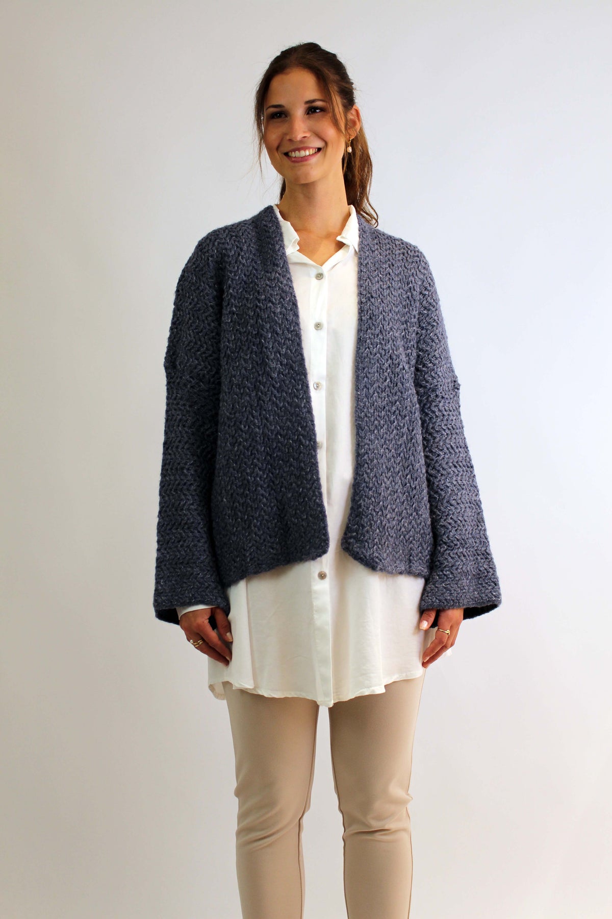 Strickjacke "Fashion" Blau