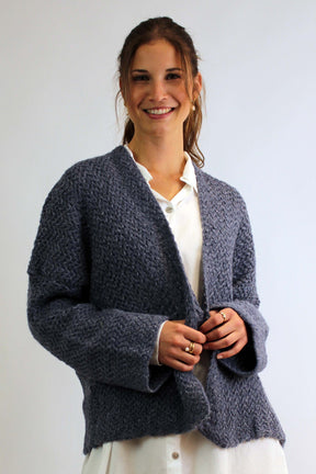Strickjacke "Fashion" Blau