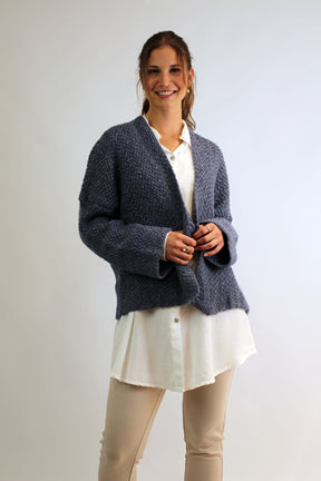 Strickjacke "Fashion" Blau