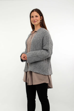 Strickjacke "Fashion" Dunkelgrau