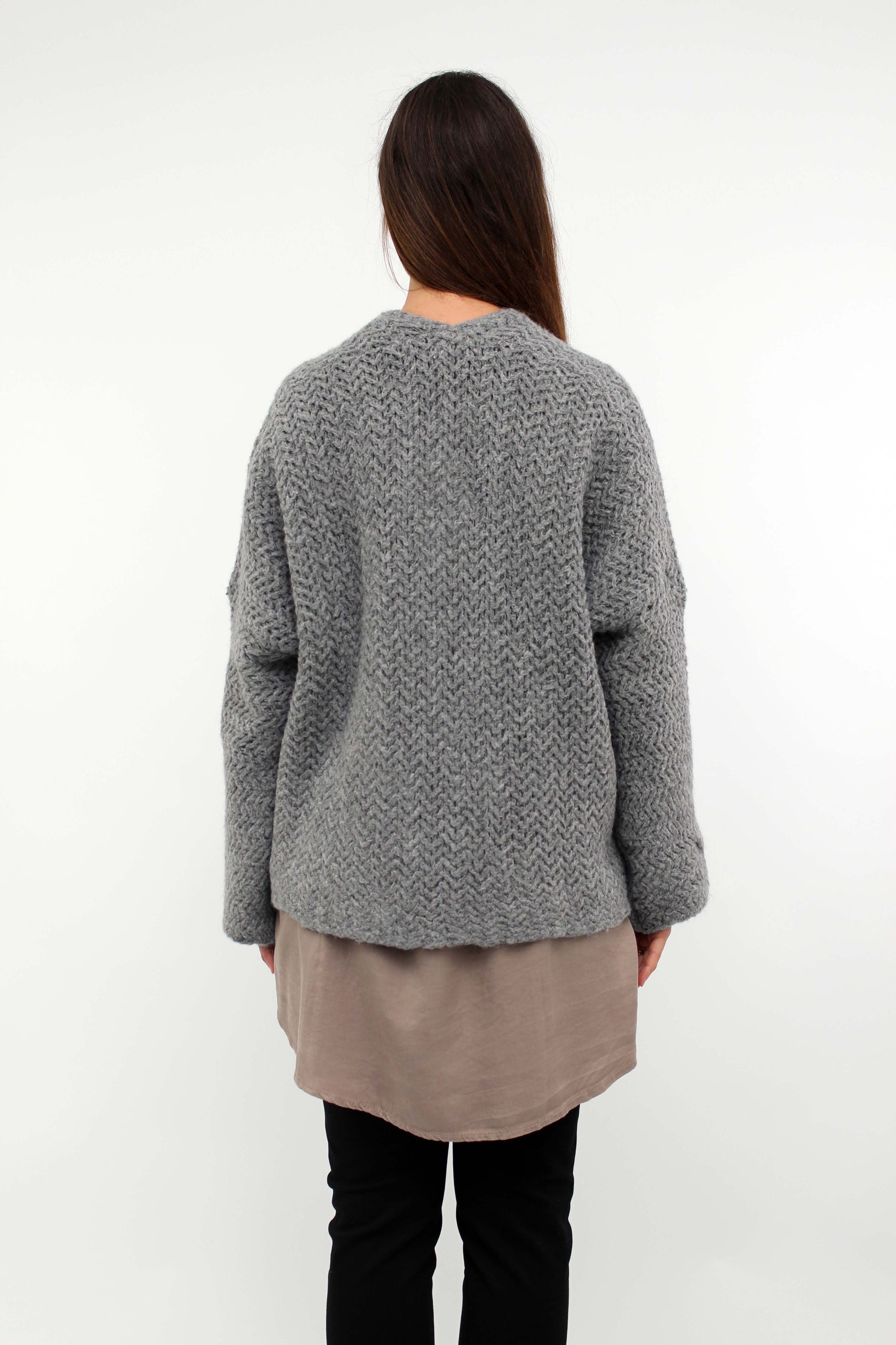 Strickjacke "Fashion" Dunkelgrau