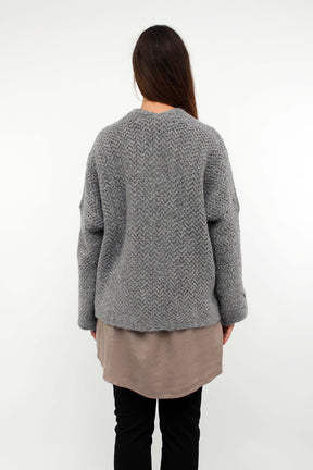 Strickjacke "Fashion" Dunkelgrau
