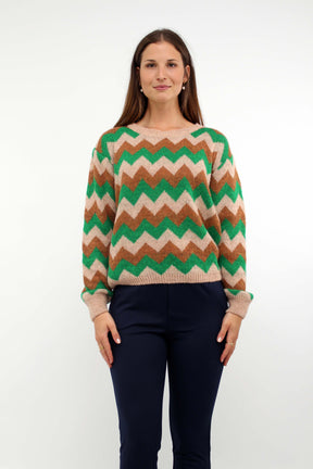 Pullover Muster - Grün