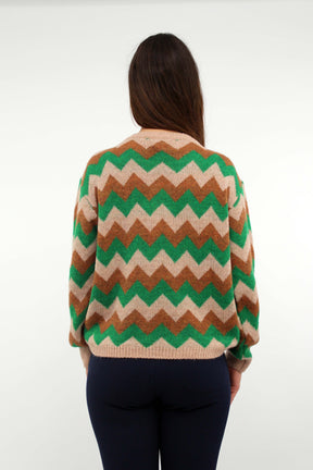 Pullover Muster - Grün