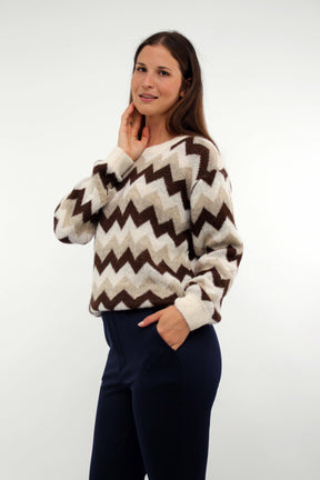 Pullover Muster - Beige