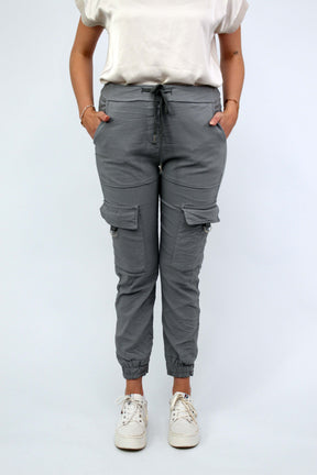 Casual Comfort Cargohose - Grau
