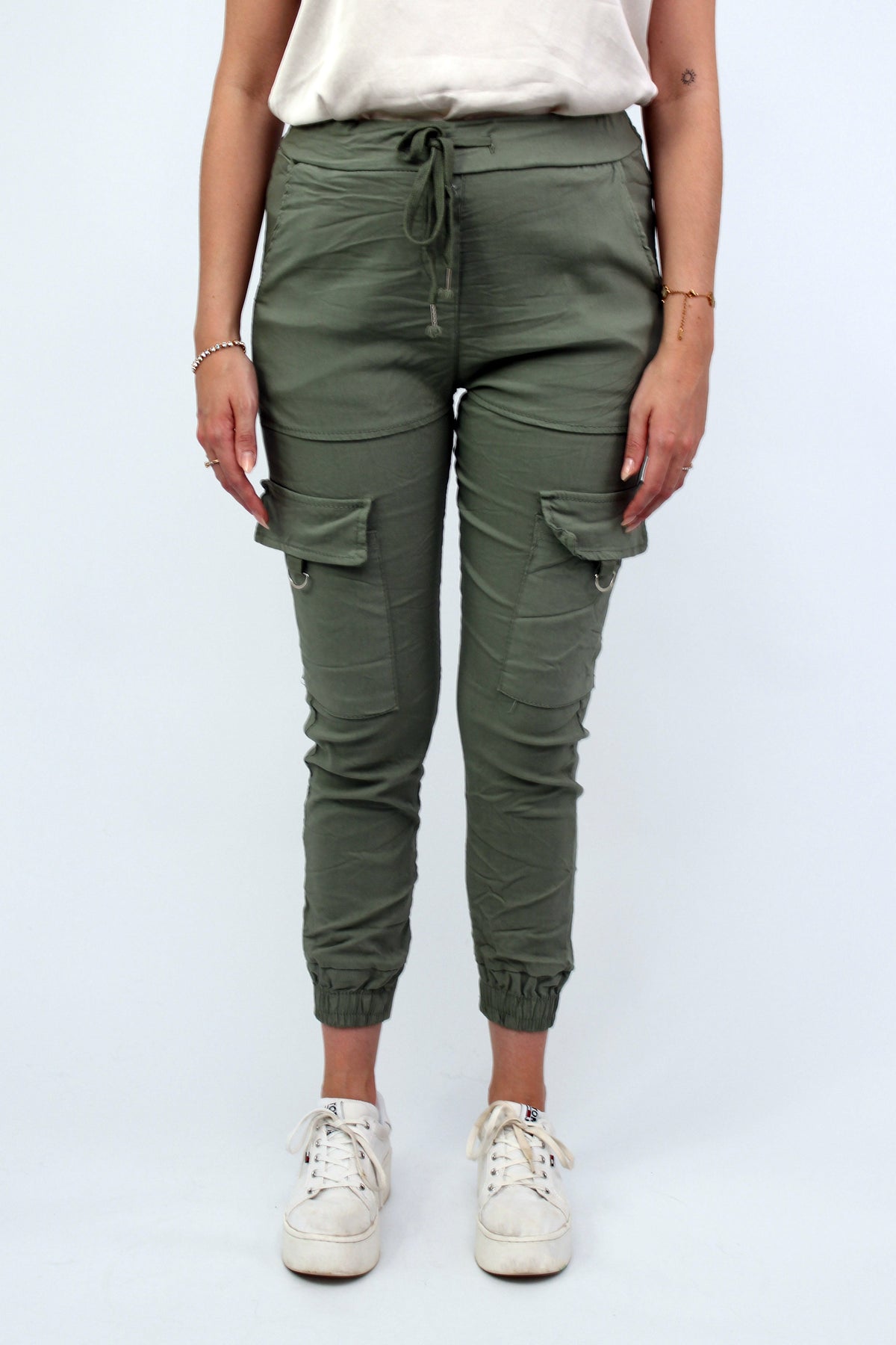ST Selected Touch - Casual Comfort Cargohose - Khaki