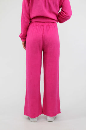 Musselin Hose - Pink