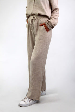 Musselin Hose - Beige