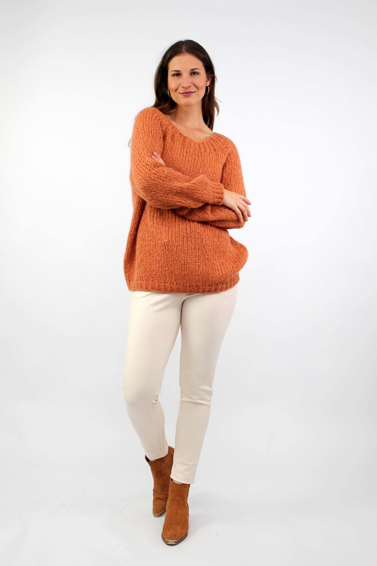 Pullover "Vintage" - Rost