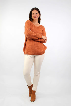 Pullover "Vintage" - Rost