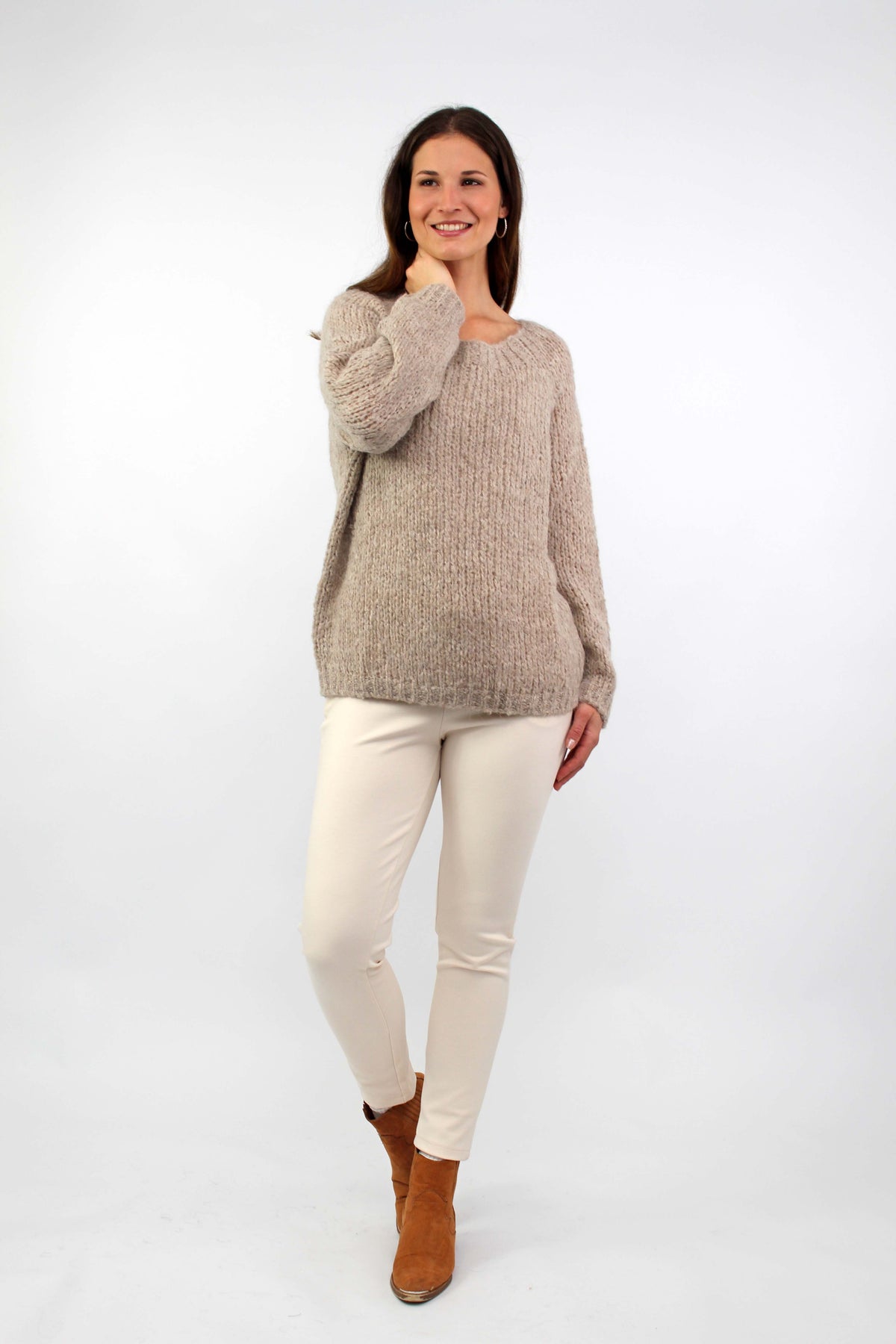 Pullover "Vintage" - Taupe