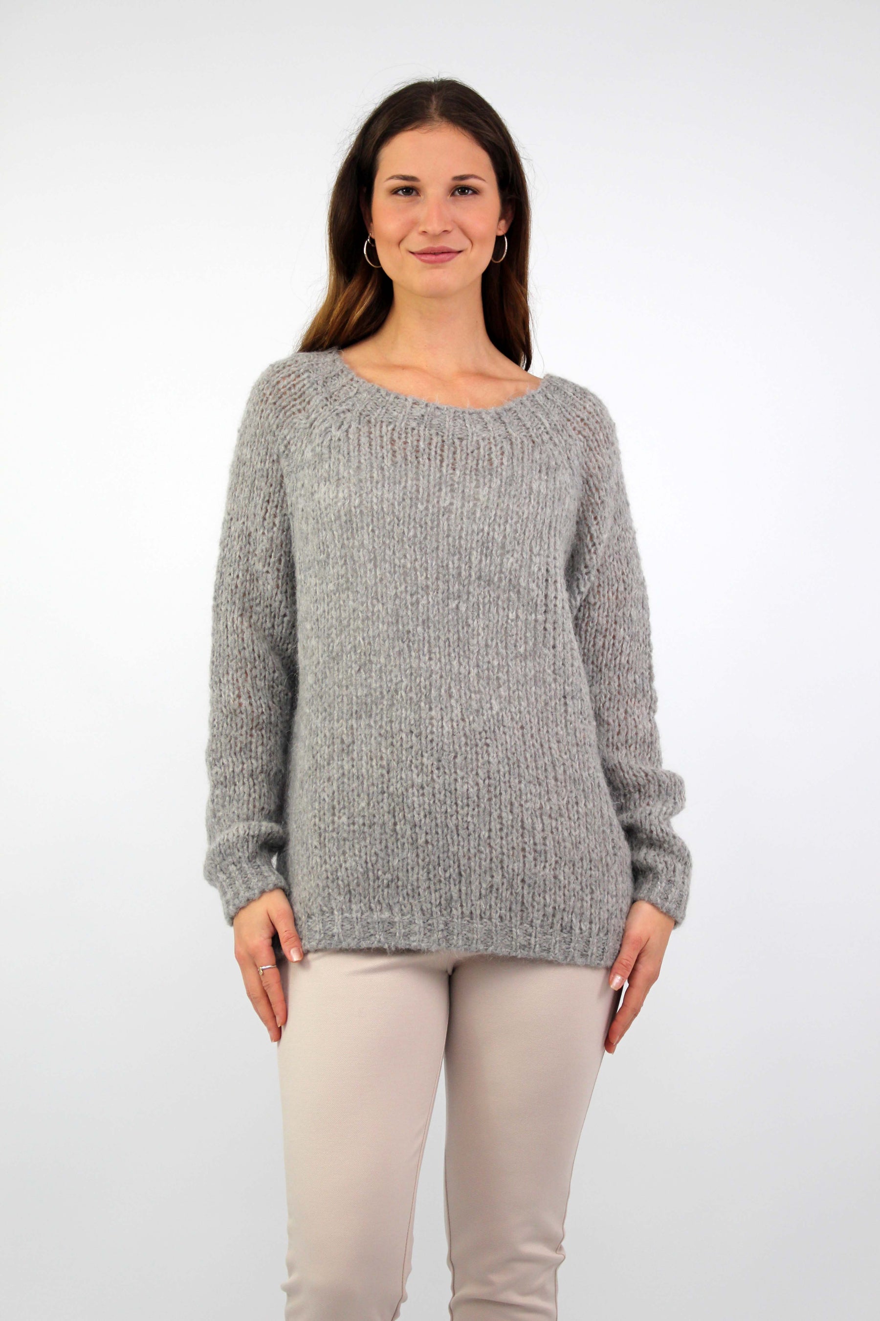 Pullover "Vintage" - Grau
