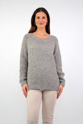 Pullover "Vintage" - Grau