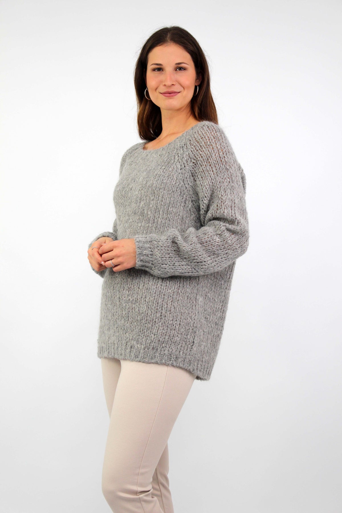 Pullover "Vintage" - Grau