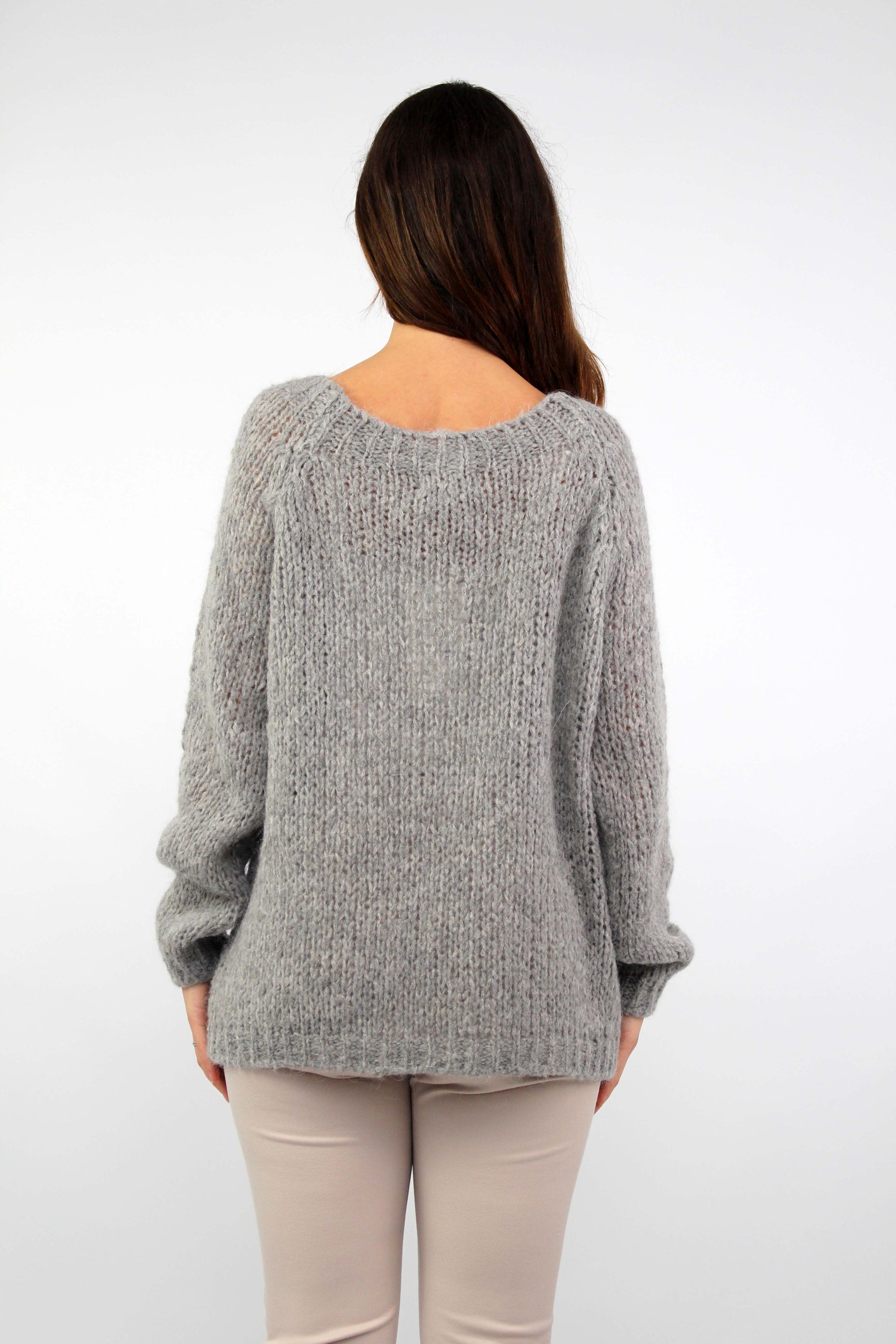 Pullover "Vintage" - Grau