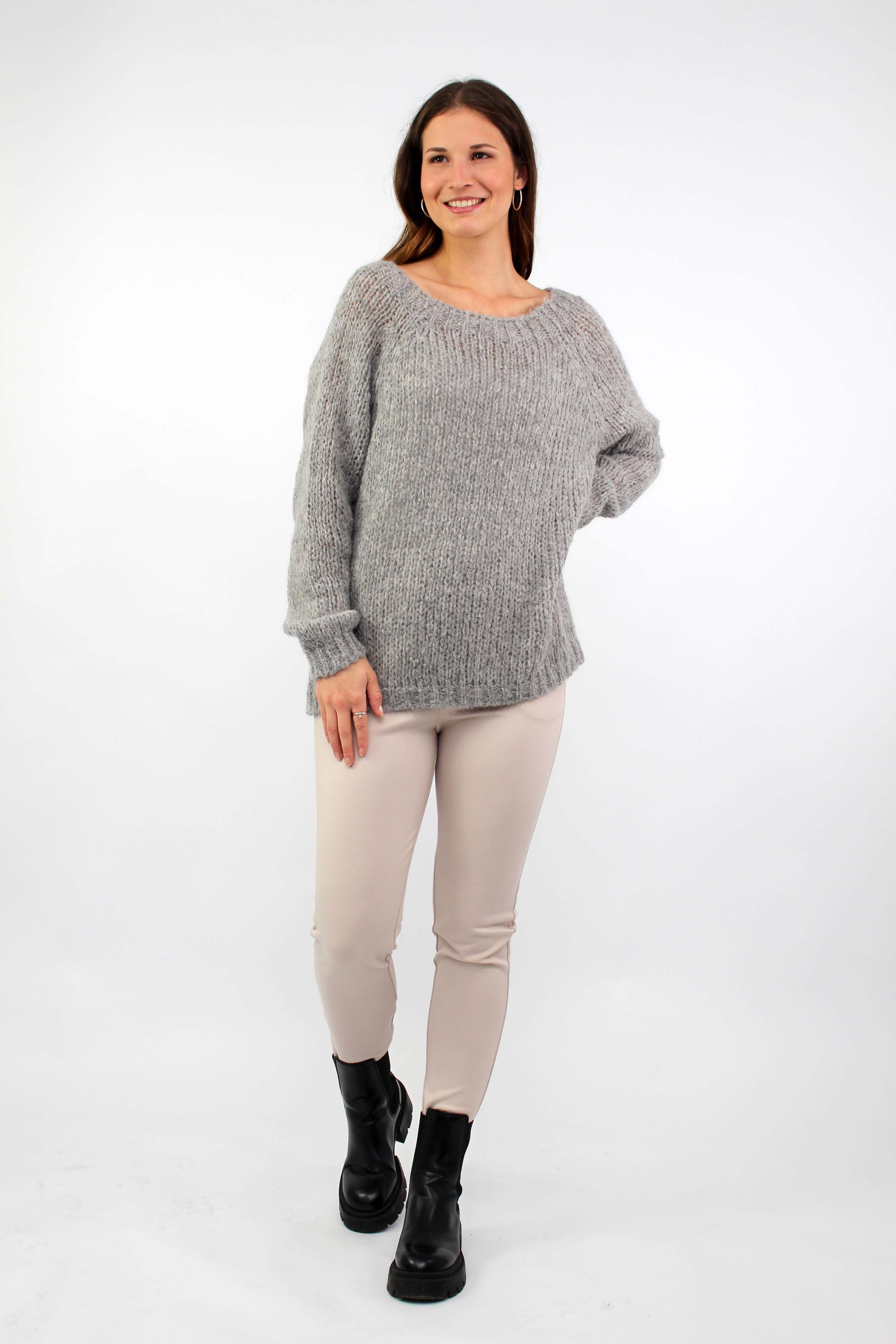 Pullover "Vintage" - Grau