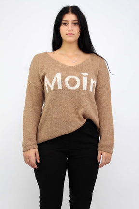 Pullover "Moin" - Camel