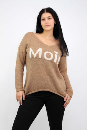 Pullover "Moin" - Camel