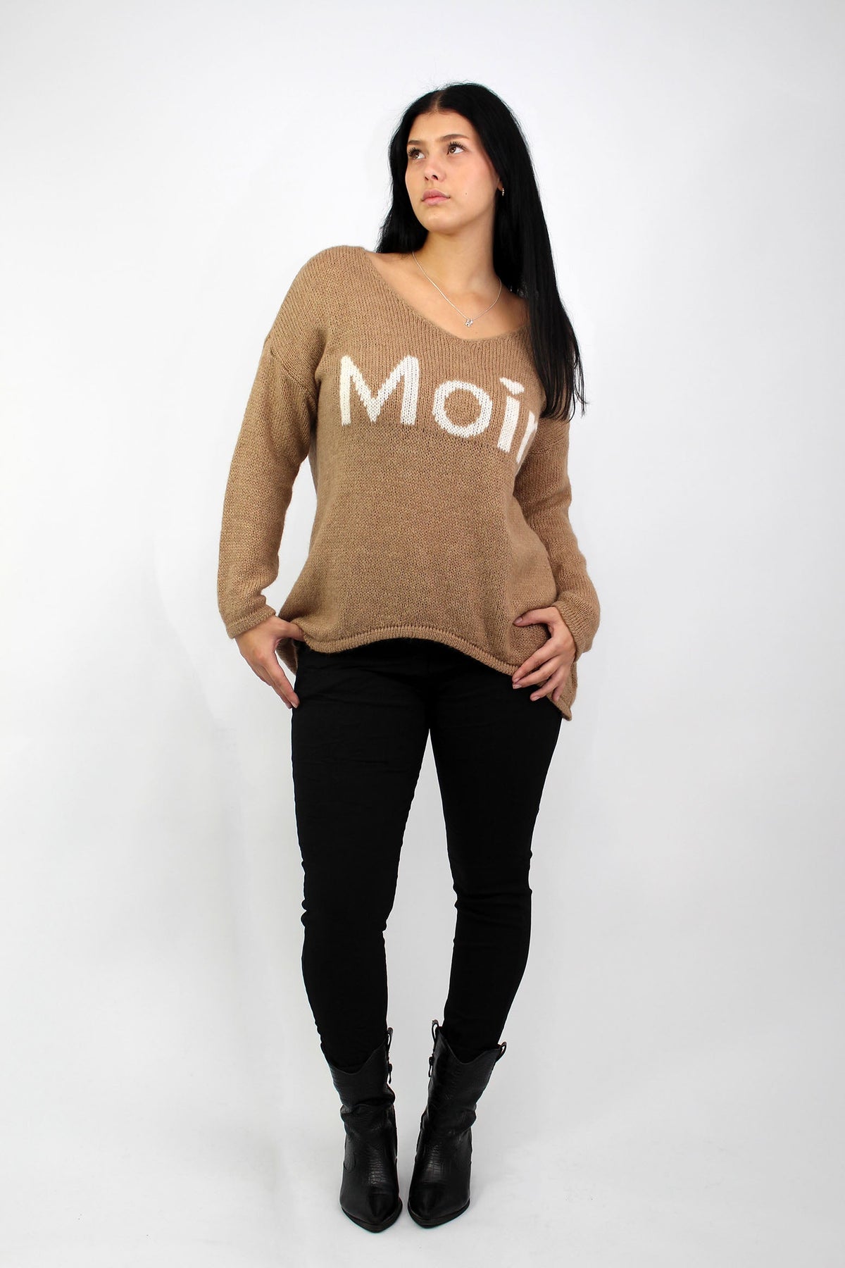 Pullover "Moin" - Camel