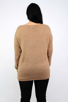 Pullover "Moin" - Camel