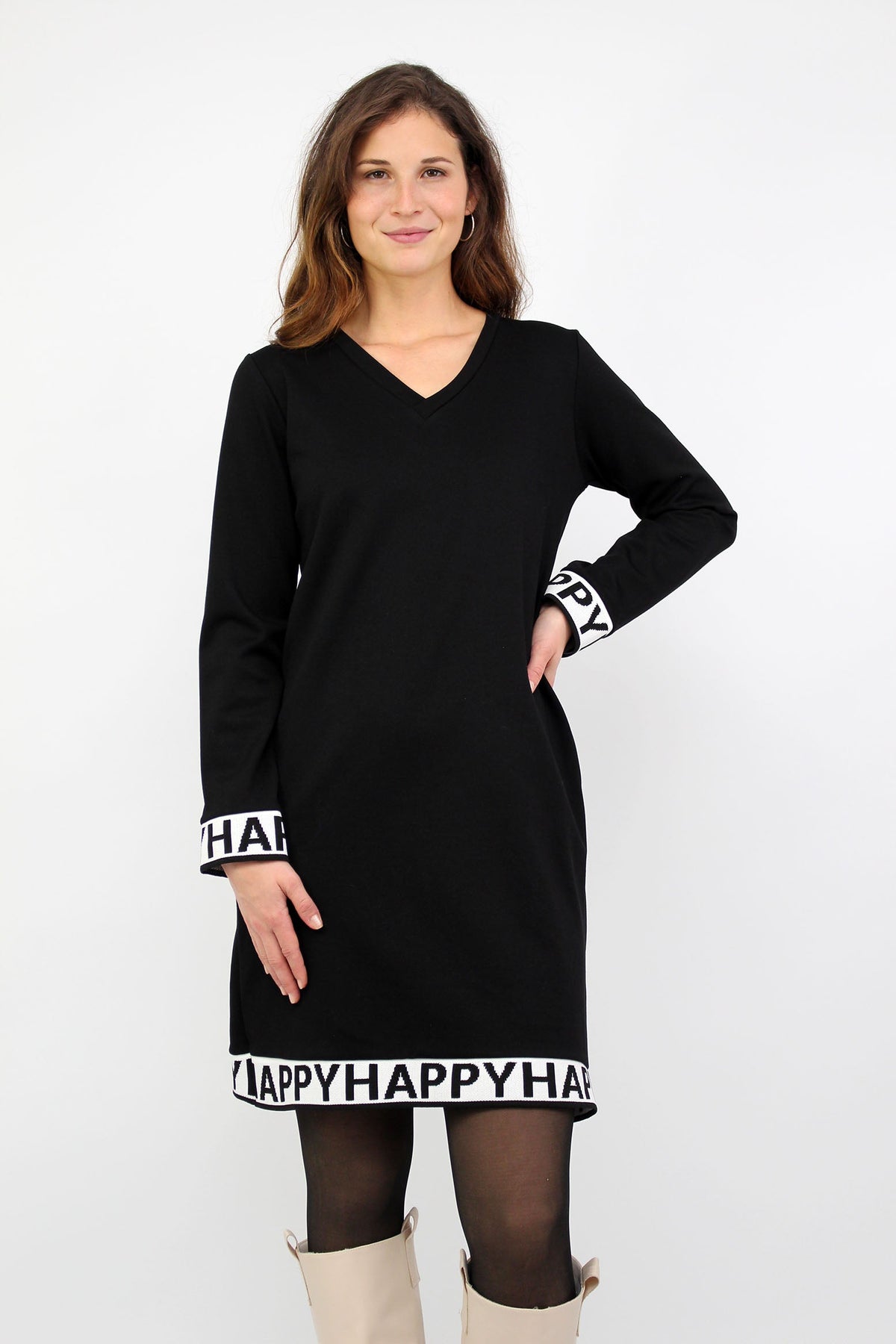 Kleid "Happy" - Schwarz