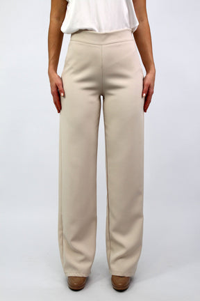 Anzug Hose mit Bund - Beige