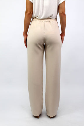 Anzug Hose mit Bund - Beige