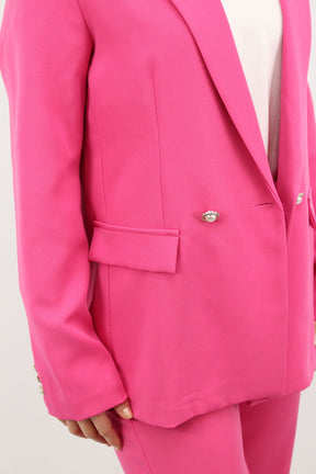 Blazer "Doppelreiher" - Pink