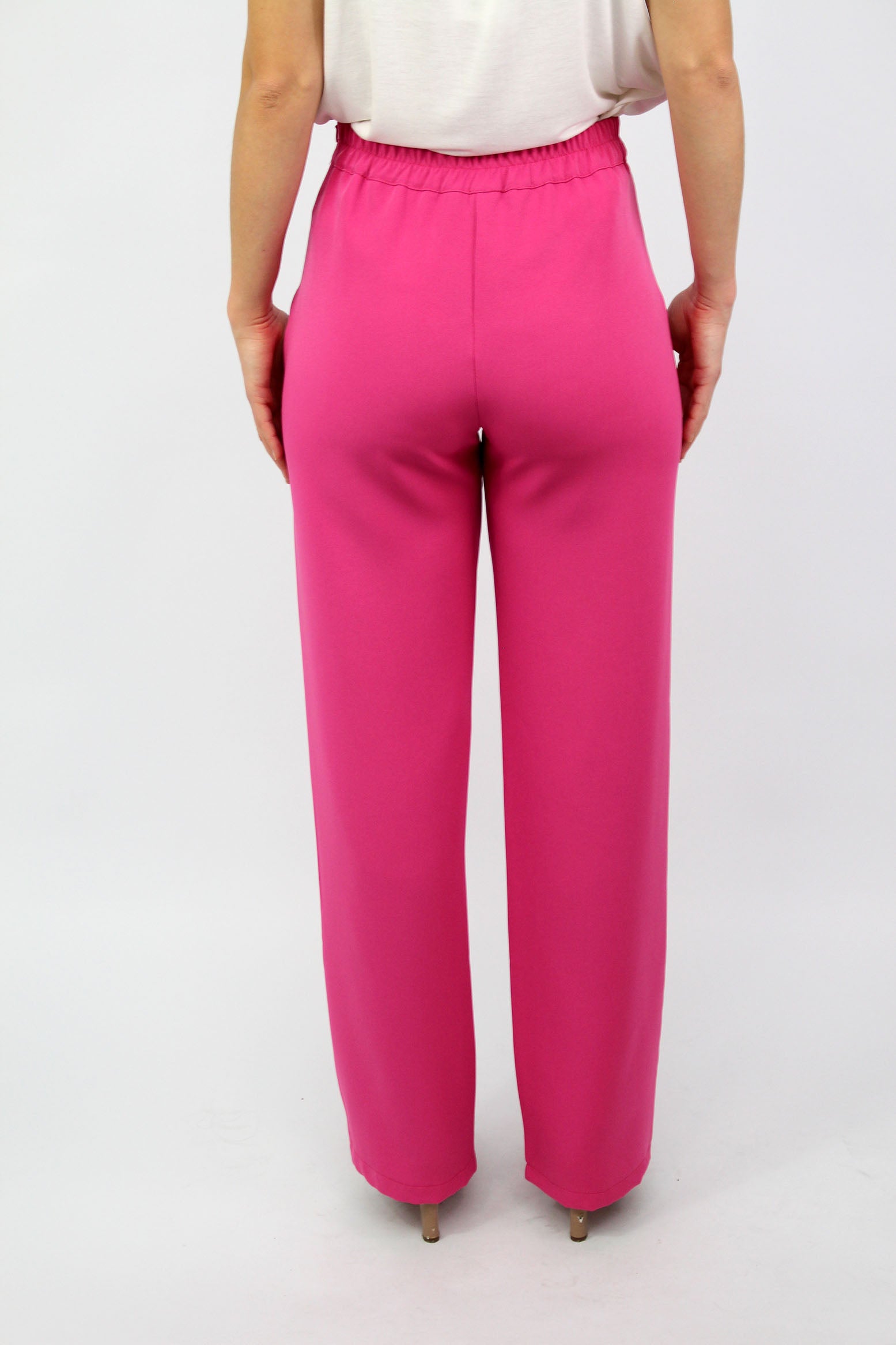 Anzug Hose mit Bund - Pink