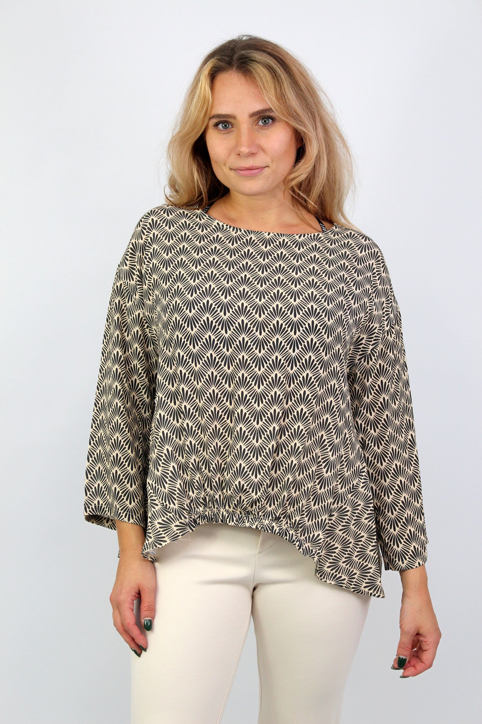 Bluse Exklusiv - Anthrazit