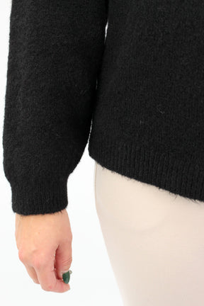 Strickjacke "Star" - Schwarz