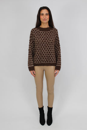 Pullover "Exklusiv" - Braun