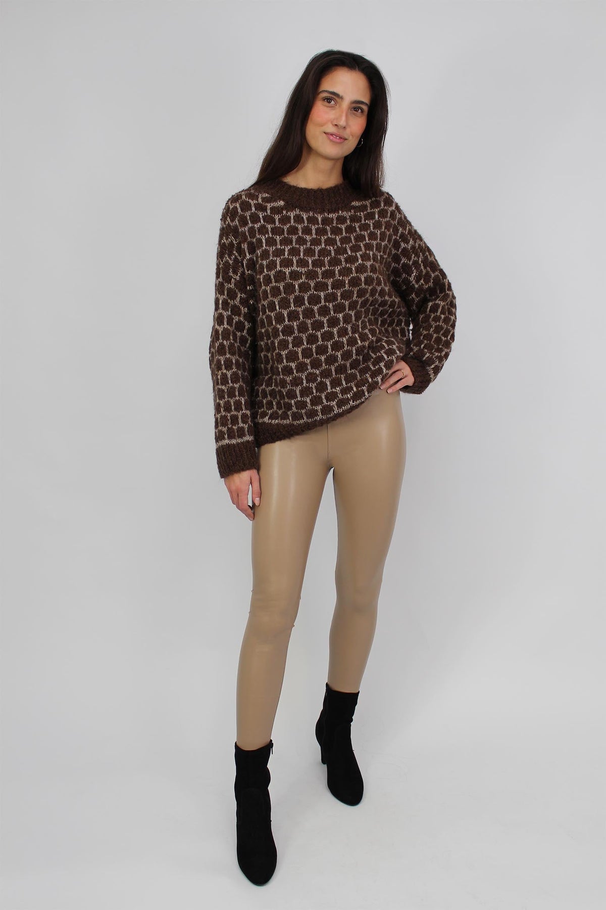 Pullover "Exklusiv" - Braun