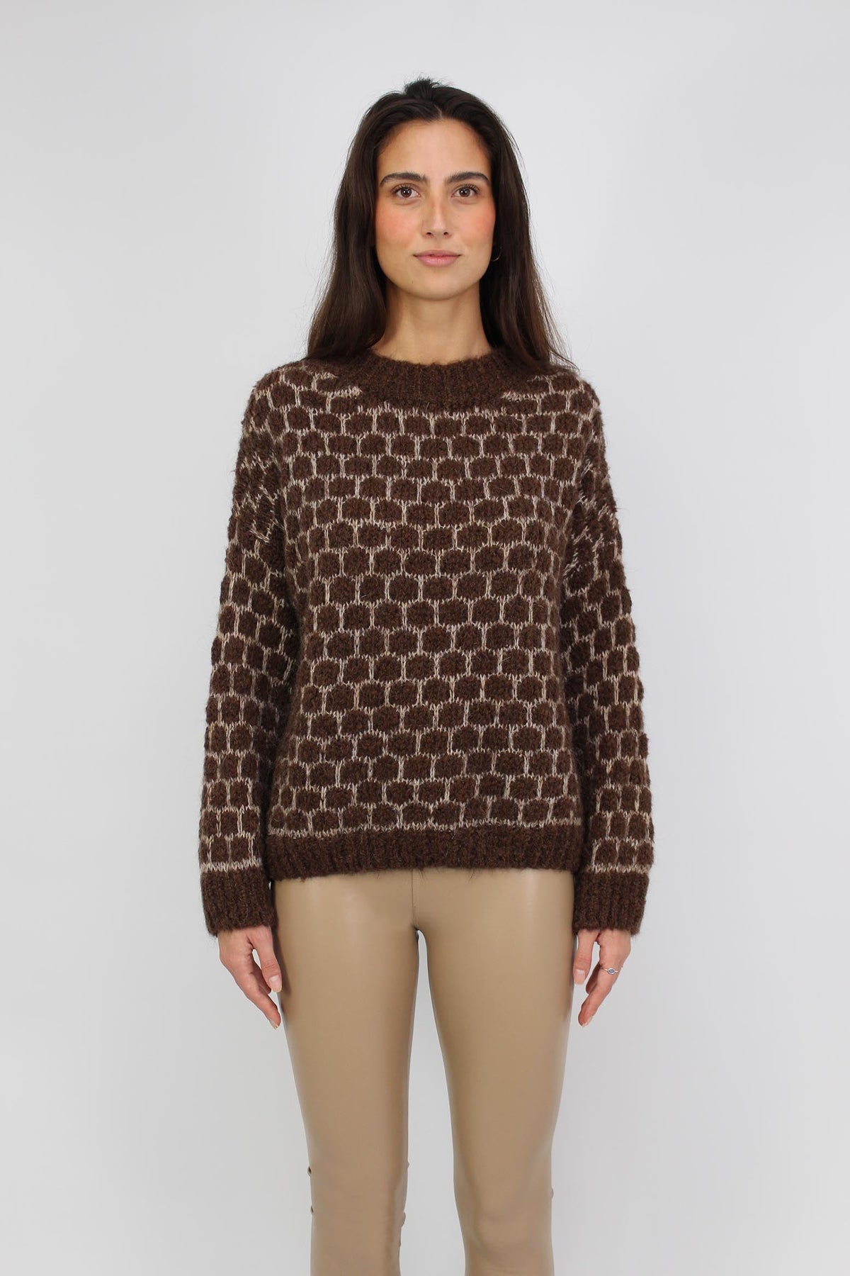 Pullover "Exklusiv" - Braun