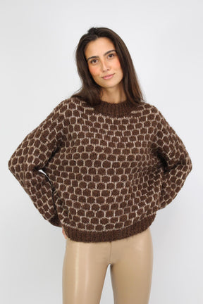 Pullover "Exklusiv" - Braun