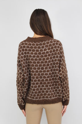 Pullover "Exklusiv" - Braun