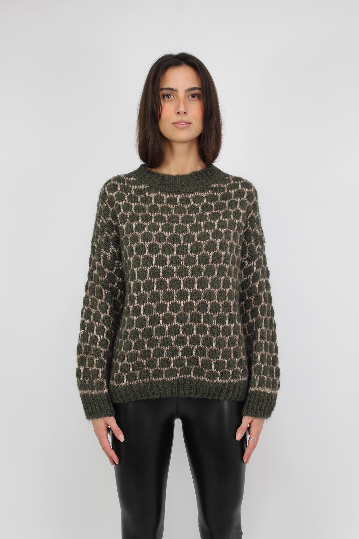 Pullover "Exklusiv" - Khaki