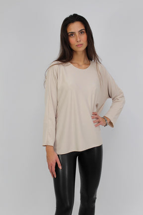 Langarmshirt "Bestseller" - Beige