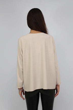 Langarmshirt "Bestseller" - Beige