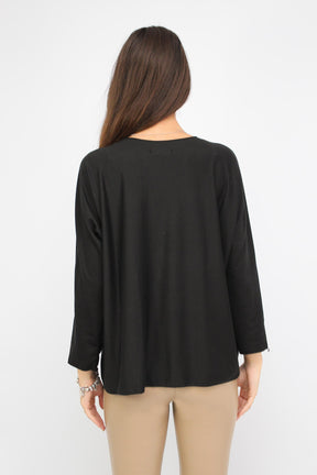 Langarmshirt "Bestseller" - Schwarz