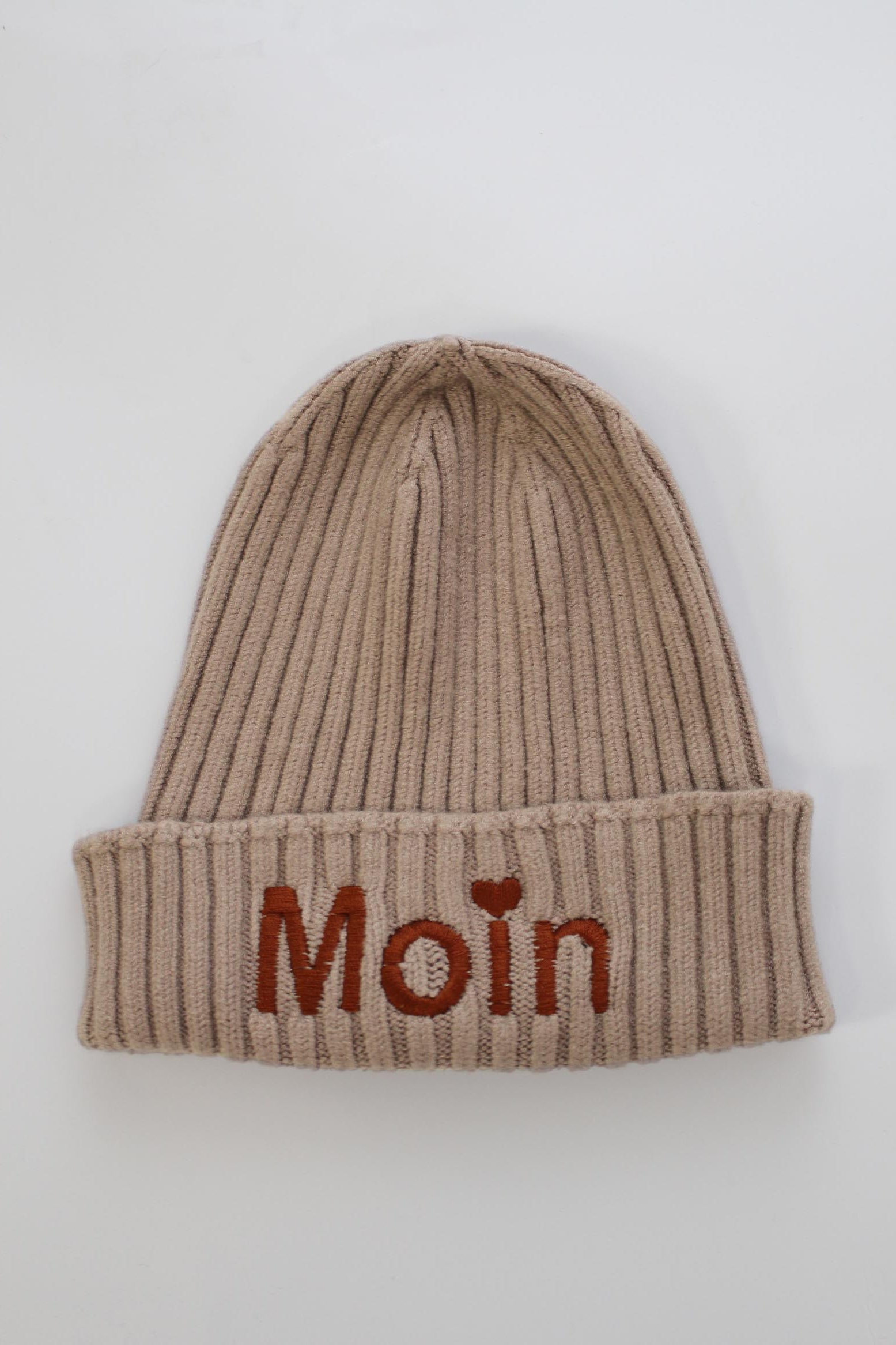 Mütze "Moin" - Beige