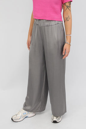 Seiden-Hose Grau