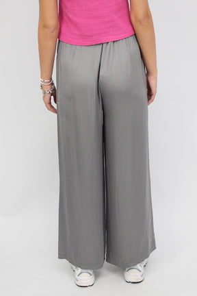 Seiden-Hose Grau