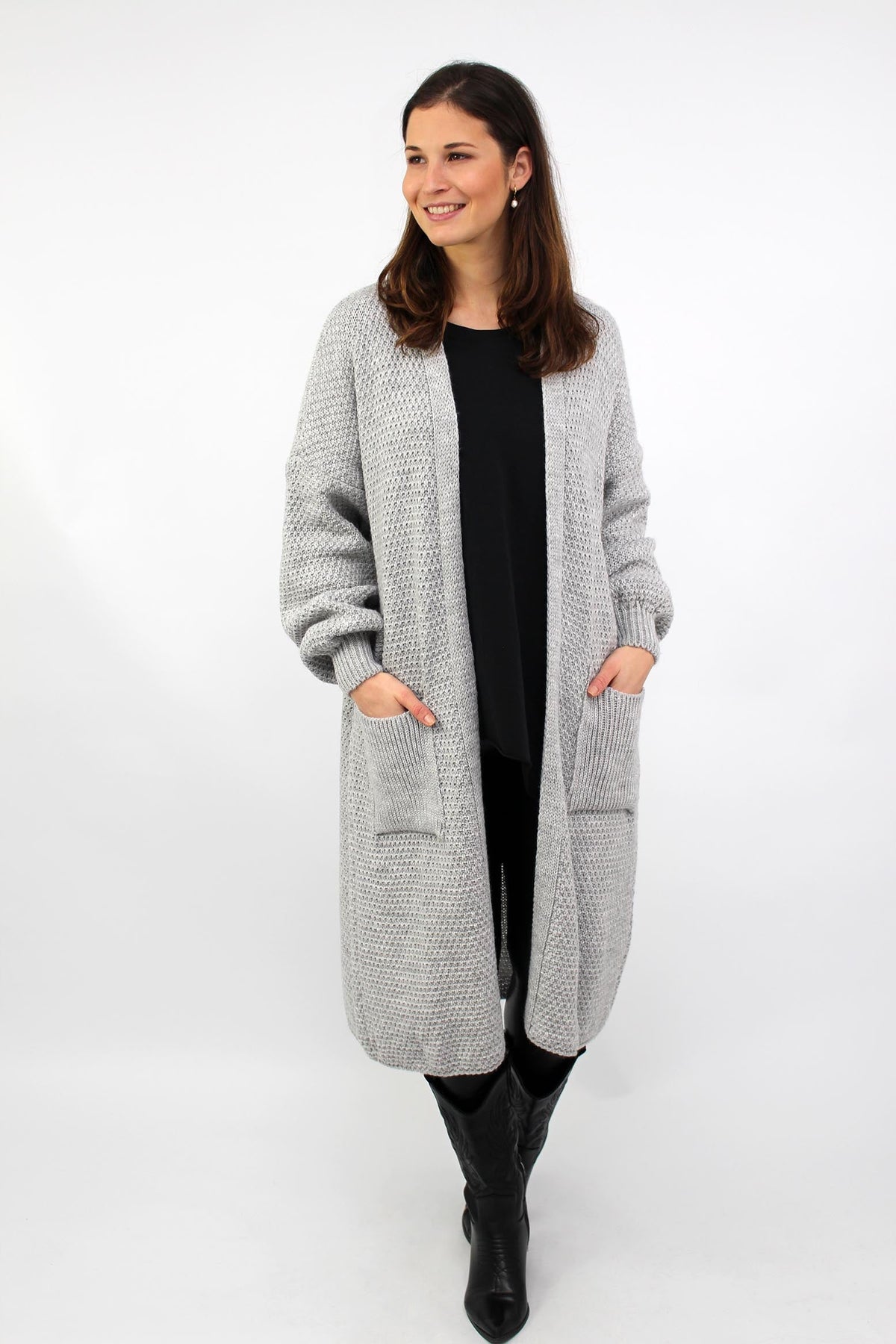 Strickjacke "Florenz" - Grau