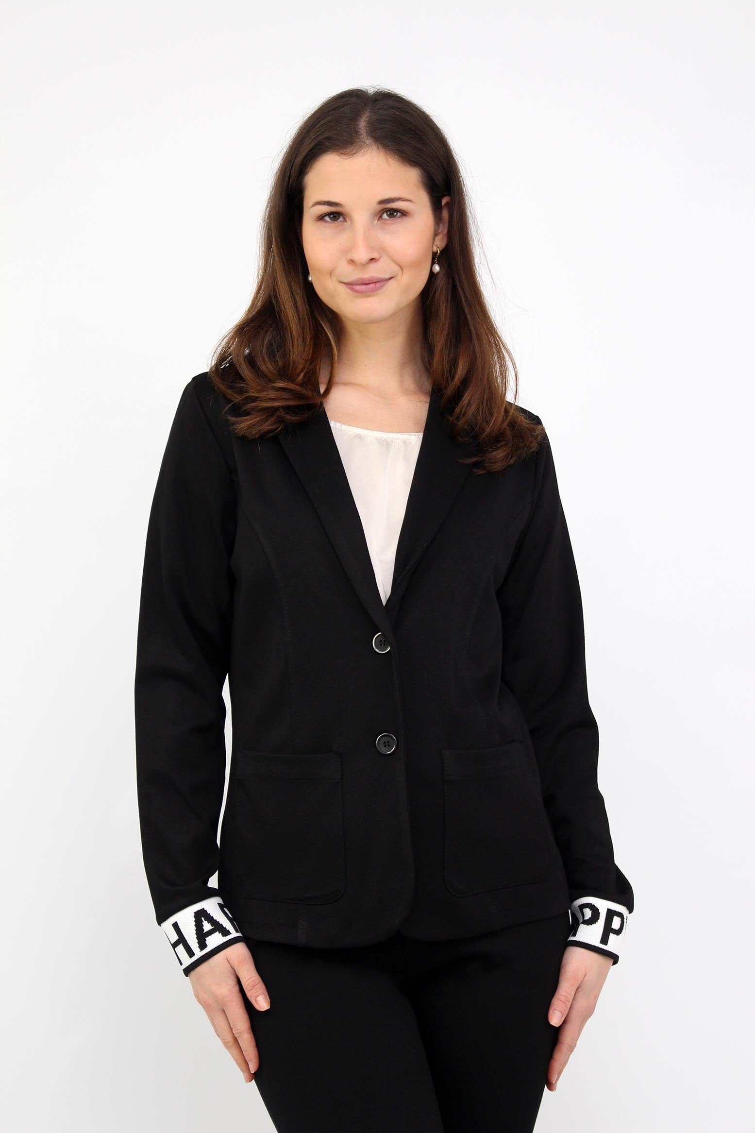 Blazer "Happy" - Schwarz
